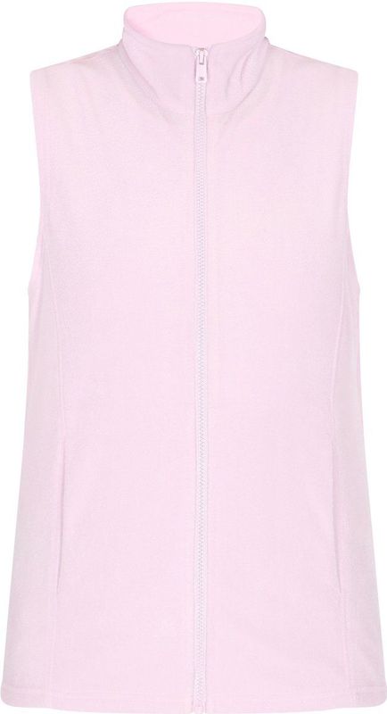 myMo - Fleece Vest - Slanke Pasvorm - Opstaande Kraag - Zwart