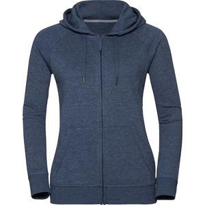 Russell Dames/dames HD Zip Hooded Sweatshirt (Heldere marinemarl)