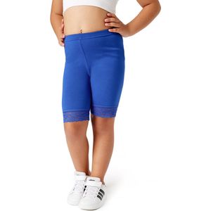 Merry Style Meisjes Leggings - Sport - Vrijetijdsbroek - Korte - Katoen - Kobalt - 122 - MS-MS10-434-LE