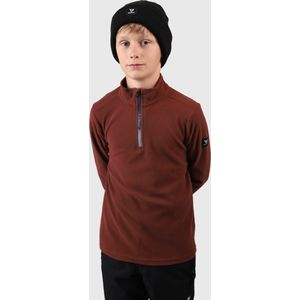 Brunotti Tenny Jongens Fleece Pully - Rood, Bruin -