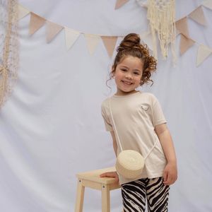 T.O.F.S. Think of Fun Stuff - Snazzy - T-shirt - Short Sleeve - Beige - mt 68/74