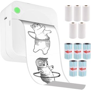 Equivera Mini Printer - Starterpack - Pocket Printers - Draagbare Printer - Mobiele Printer - fotoprinter