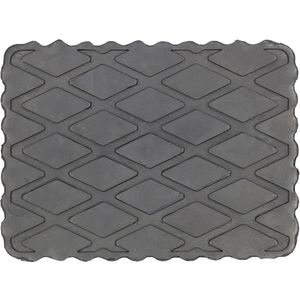 KS TOOLS - Rubberen Onderlegger 02 - Ondersteuning voor Hefplateaus - 160 x 120 x 30 mm