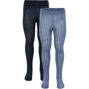 Minymo Maillot Meisjes Katoen Zwart/blauw Maat 80/86 2 Stuks
