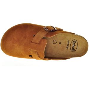 Scholl - Fae - Klomp - Cognac - Suède