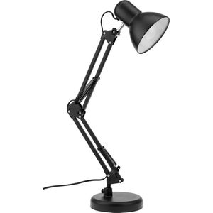 Bureaulamp – Leeslamp – verstelbaar – E27 fitting – max. 60 Watt - zwart