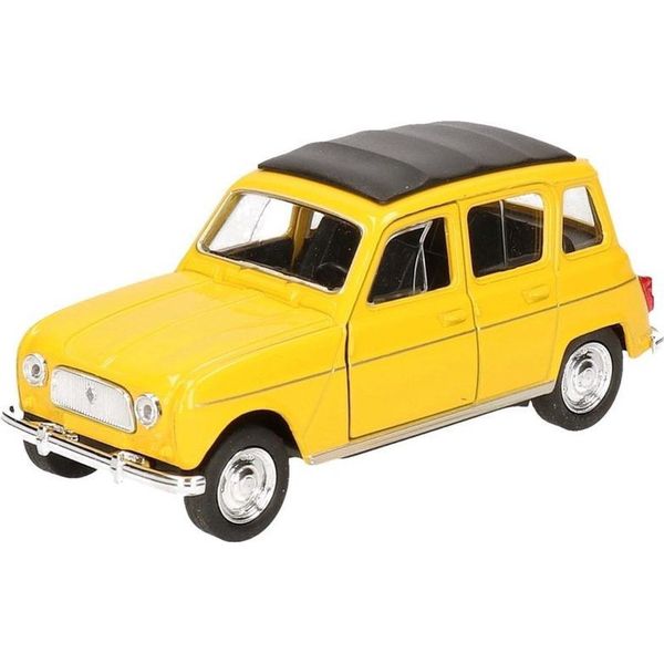 Modelauto Renault 4 geel 11,5 cm - speelgoed auto kopen? | beslist.nl