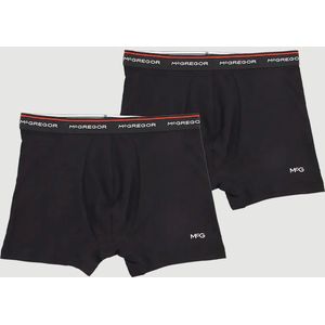 McGregor New York - Heren Ondergoed - Onderbroek - Boxershort - Onderbroeken Heren - Maat L - 2pack - Zwart