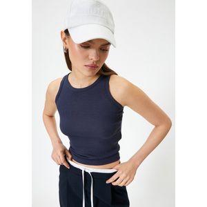 Ronde kraag Mouwloos Tanktop