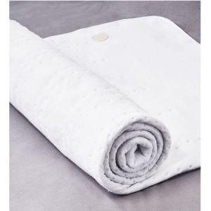 Xiaoda elektrische deken 1 persoons warmte onderdeken 3 standen 60Watt automatische uitschakeling overhittingsbescherming 150x80cm wit
