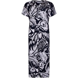 Pastunette Jurk Sea Flower - Viscose - Blauw/Wit - Maat 40