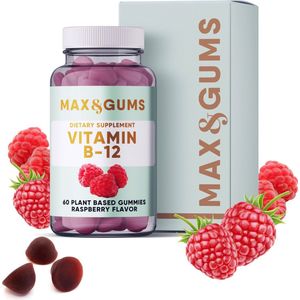 Max & Gums Vitamine B12 Gummies - Vegan & Glutenvrij - 60 gummies