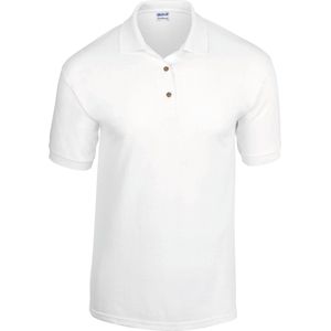 Gildan - DryBlend Polo - White - XXL