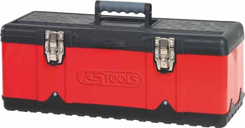 KS Tools - Gereedschapskoffer - Zwart en Rood - Plaatstaal en Kunststof