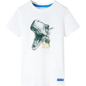 vidaXL - Kindershirt - 140 - ecru