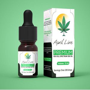 April Line - Plantaardige CBD Olie - Full Spectrum 10% - Organische Wietolie