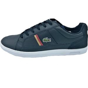 Lacoste Sneakers - Zwart/Rood/Goud - Maat 39.5