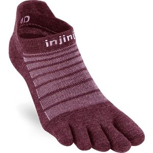 Injinji | Run | No-Show | Lightweight | Wol | Hardloopsokken | Garnet | 37-40 -