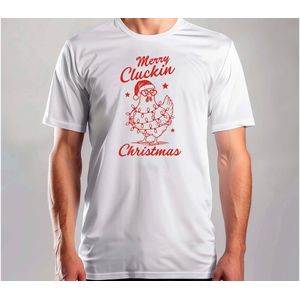 Merry cluckin christmas - T Shirt - MerryChristmas - ChristmasVibes - Funny - Sarcasm - VrolijkKerstfeest - Kerstmis - Grappig - Sarcasme
