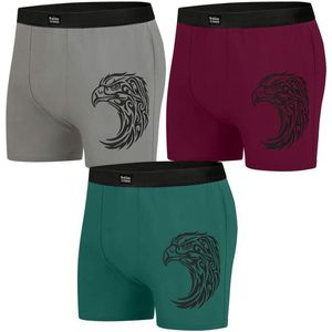 ATLAS FOR MEN - Set van 3 comfortabele stretchboxershorts - Heren - Verkrijgbaar in grote maten - XXL