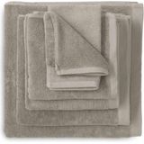 Heckett & Lane 2-pack katoen strandlakens taupe - 90x180 - luxe uitstraling - huidvriendelijk en duurzaam