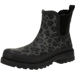 Verbenas 9302180945 Lua Mate Animal - Dames Chelsea Laarzen - Zwart-Leo-Zwart