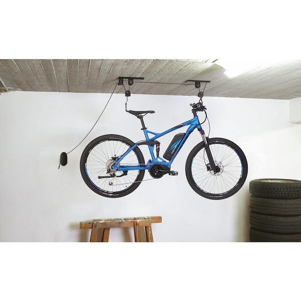Porte-vélo 20 kg à fixation au plafond - 554289 - Silverline