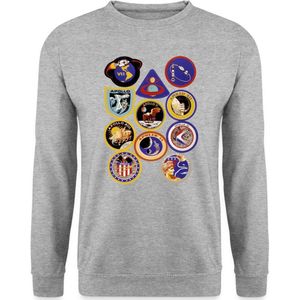 NASA Apollo-missie-insignes Sweater Heren