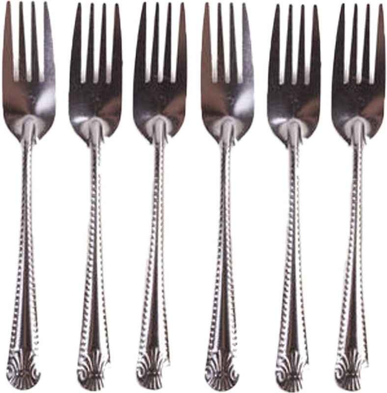 Benson - Diner Vorken - Zilver - 6x - RVS - 19 cm - Tafelbestek