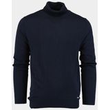 Bos - Niels Rollneck Pullover - Blauw - Merinowol