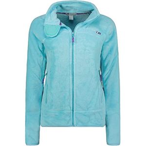 Dames Fleecejack met Ritssluiting en Borduurwerk