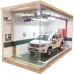 1:18 Schaal Modelauto Parking diorama incl. verlichting