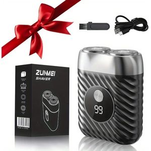 Digitale 2-Blade Scheerapparaat - Usb Oplaadbare 2-Kop Body Shaver/Precisie/Baardtrimmer - Lichtgewicht en Comfortabel - Perfecte Lichaamshaar Verzorging en de Beste Reiseditie - Unisex - Kleur: Vintage Donkerbruin
