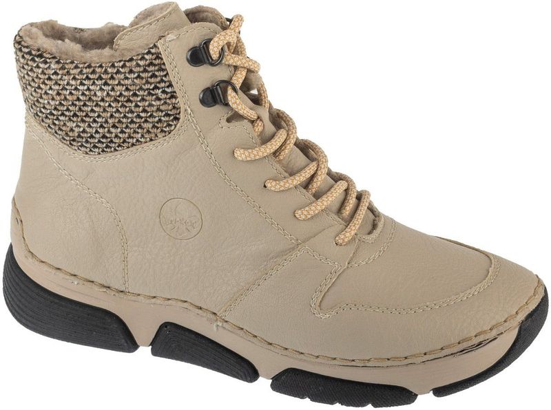 Rieker - Veterschoenen - Lichtbeige - Dames