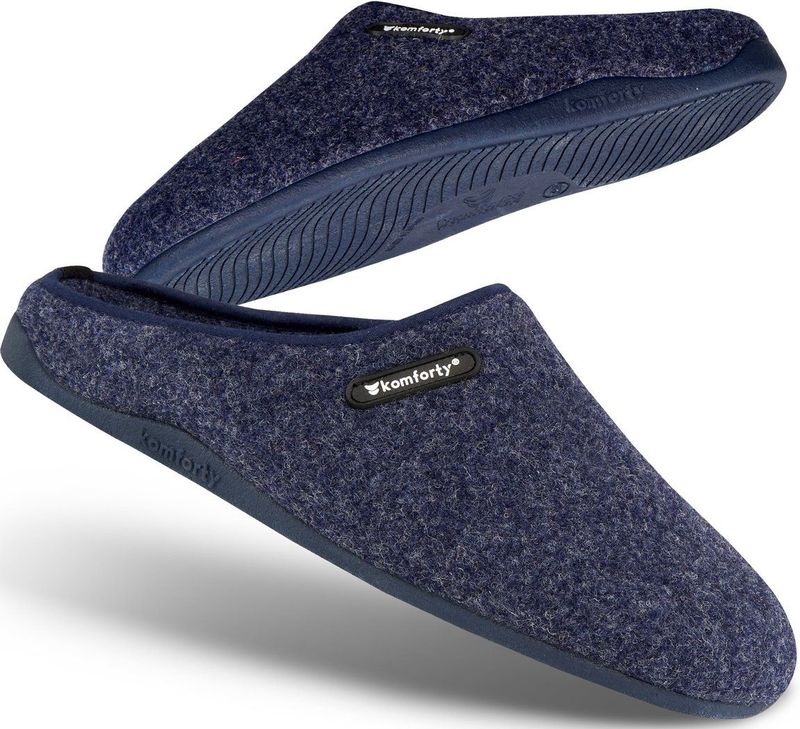Komforty - Pantoffels - Donkerblauw - Uniseks - Antislip voor Binnen en Buiten