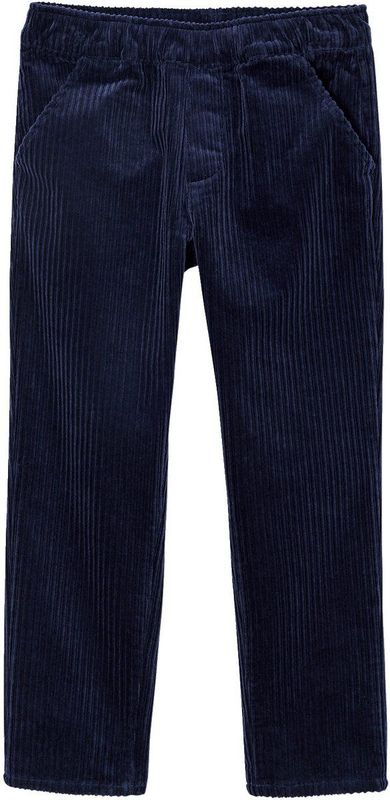 Ribfluwelen Jongensbroek - Marineblauw - Rechte Snit - Sportbroek