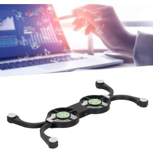 Robuuste ruimtebesparende opvouwbare laptopkoelstandaard voor notebooks - content nodig .