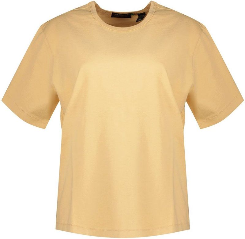 Dockers Crew T-shirt Met Korte Mouwen Beige S Vrouw