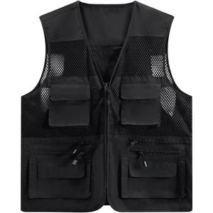 YOUTHUP Heren visvest - Verwijderbare achterkant - S