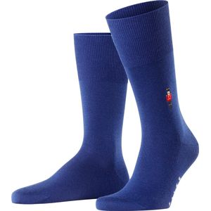 FALKE Airport Nutcracker Heren Sokken - Blauw - Maat 41-42
