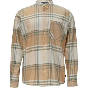 s.Oliver - Overhemd - Beige / Blauw - Katoen - Regular Fit