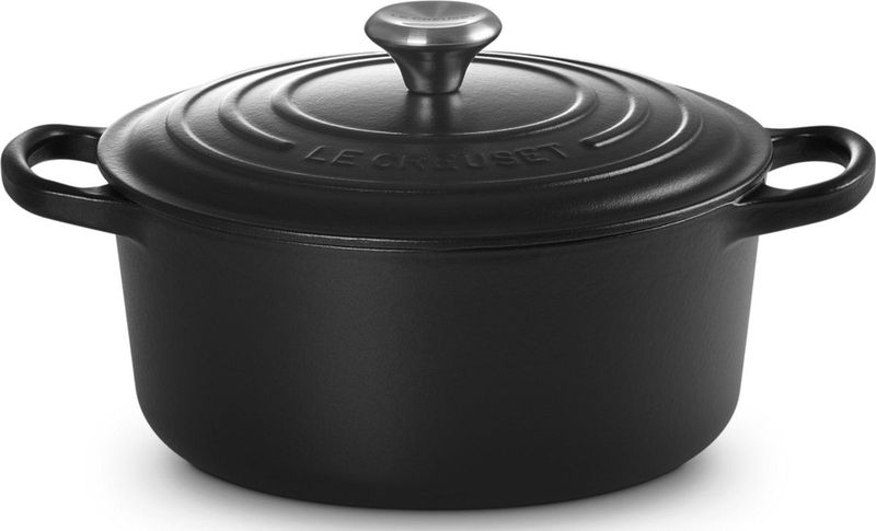 Le Creuset - Braadpan Signature - Mat Zwart - Gietijzer - 3,3 liter