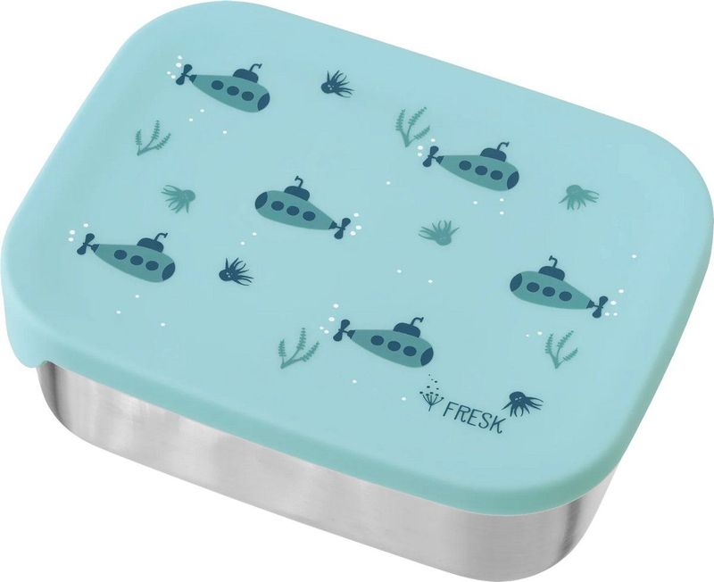 Fresk - Lunchbox Submarine - Roestvrijstaal - Siliconen Deksel - Duurzaam