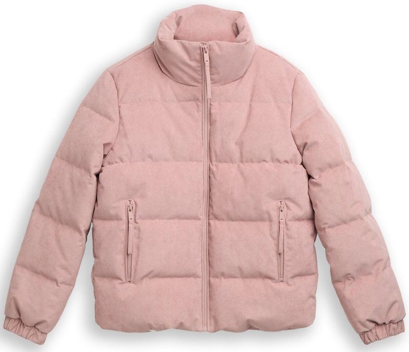 Tom Tailor - Gewatteerde Jas - Antique Rose - Met Opstaande Kraag