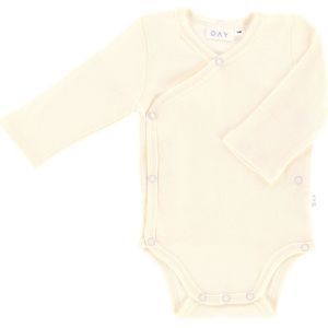 DAY Overslagromper Lange Mouw Rib - Mt. 62/68 - Cream