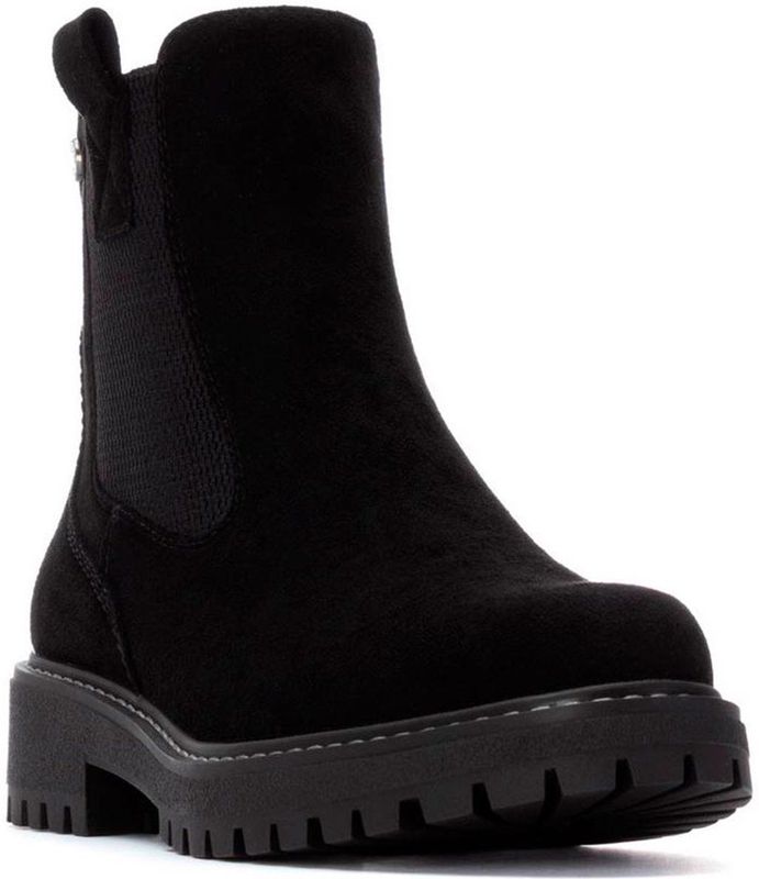 Refresh - 17302701-TAUPE - Enkellaarsjes - Bruin - Plat - Ritssluiting - Casual