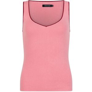 YDENCE - Knitted Top - Roze - Nylon Viscose