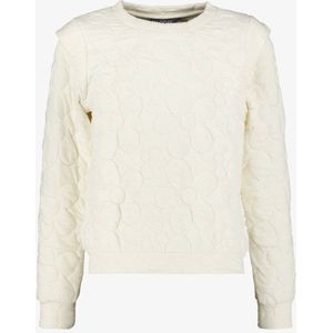TwoDay meisjes sweater met bloemenpatroon beige - Maat 146/152
