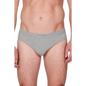 Set 13070 Underwear Freeman heren slip - Katoenen heren onderbroek - Tunnen elastiek - Zachte tailleband - M - Grijs