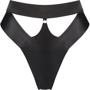 Hunkemöller Dames Lingerie Hoge brazilian Carmen - Zwart - maat L